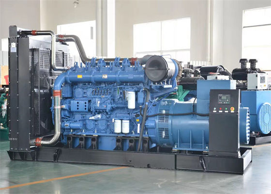 Otwarty generator diesla o mocy 800 kW Silnik YUCHAI Certyfikat CE OEM